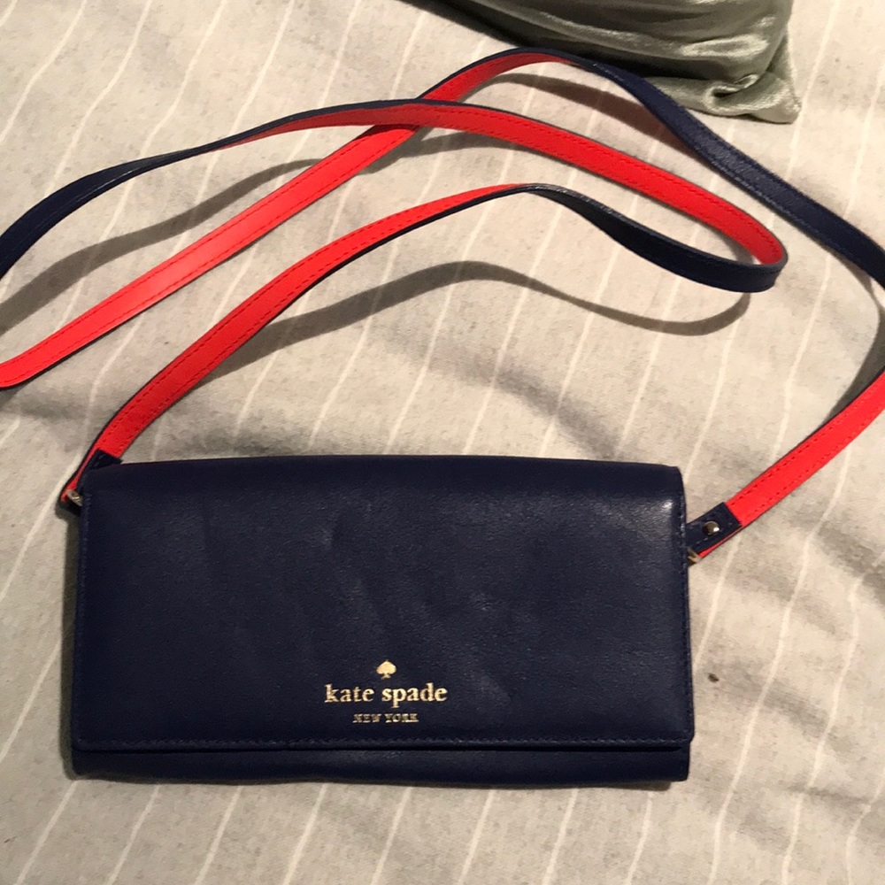 Kate Spade Leather Wallet on Strap